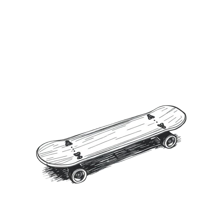 Skateboard sketch